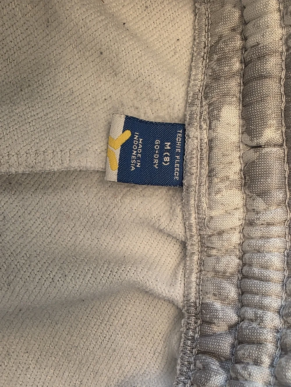 Old Navy Grey Camo Joggers with Black Stripe